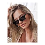 Goldmine Unisex Vanessa Cat Eye Güneş Gözlüğü, Siyah, UV400 Korumalı
