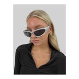 Goldmine Y2K Güneş Gözlüğü, Unisex, Silver-Siyah, UV400, 65mm