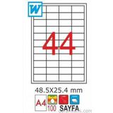GoldMoon 2030 Laser A4 48.5x25.4 mm 100'lü Sayfa Etiketi