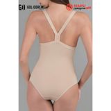 GOLDOREMİ LC100 Liposuction Mayo Tipi Ameliyat Sonrası Medikal Korse - Ten