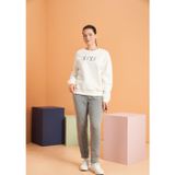 GOLDOREMİ Pjs XOXO Kadın Baskılı Uzun Kollu Sweatshirt Çizgili Eşofman Takım