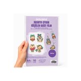 Goldpix Küçülen Kağıt A4 10 Sayfa Baskıya Uygun Fırında Küçülen Beyaz Kağıt
