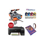 Goldpix Süblimasyon Kupa Baskı Makinesi Seti - Kupa Presi - A4 Sublimasyon Yazıcı - Başlangıç Seti