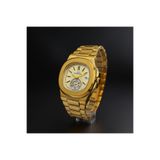 Goldpower Çelik Patek Philippe Model Takvimli Erkek Kol Saati
