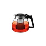 GoldPrestij 900 ML Isıya Dayanıklı Süzgeçli Cam Demlik 900 Ml Çaycı Çay Makinesi Demliği Teapot