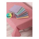 GOLDRİSE, Piti Kareli Pamuk Masa Örtüsü Piknik Örtüsü Nostaljik Örtü PEMBE, 140 x 40, Pembe, TYCD72B50B2EE6A480_rollbacked