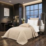 Goldroom Home Altınay Tek Kişilik Kraş Yatak Örtüsü - Vizon - 180 x 250 cm