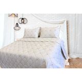 Goldroom Home Goldroom Pamuklu Yatak Çift Kişilik Örtüsü - Krem - 240 x 250 cm