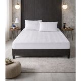 Goldroom Home Goldroom Sıvı Geçirmez Kapitoneli Fitted Alez Yatak Koruyucu - Beyaz - 180 x 200 x 30 cm