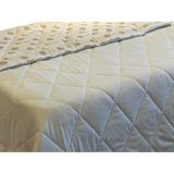 Goldroom Home Goldroom Yün Yorgan Çift Kişilik - 200 x 220 cm - Beyaz - Krem