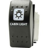 Goldsea Marin Anahtar Kabin Işığı (Cabin Light) Swion Carling Switch Beyaz 12-24V Kırmızı Işık - Kabin Işığı (Switch Cabin Light)