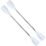 Goldsea Marine Sealux Beyaz Kano Küreği Alüminyum Malzeme Kalınlık: 2MM Ø: 32MM Boy: 200CM 2 Adet