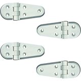 Goldsea Marine Sealux Plastik Menteşe Kısa Uzun 40x104mm 4 Adet - 40x105 Kısa Uzun