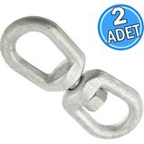 Goldsea Marine Tekne Fırdöndü Çelik Galvanizli - 2 ADET 5/16" (8mm)