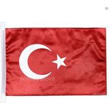 Goldsea Marine Tekne Türk Bayrağı Çift Katlı Saten Kumaş - 40 x 60 cm