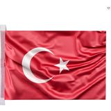 Goldsea Marine Tekne Türk Bayrağı Çift Katlı Saten Kumaş - 50 x 75 cm