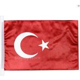 Goldsea Marine Tekne Türk Bayrağı Çift Katlı Saten Kumaş - 60 x 90 cm