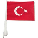 Goldsea Tekne Bot Plastik Sabit Bayrak Direği 35CM Bayrak ile Birlikte