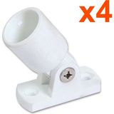 Goldsea Tekne Tente Ayağı Beyaz 25MM 4 Adet
