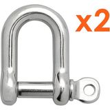 Goldsea Tekne Zincir Kilidi Cr-Ni Paslanmaz 8mm 2 Adet