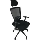 Goldsit Quatro Fileli Yönetici Koltuğu Siyah Kumaş Tekerlekli Ergonomik Tasarım Özellikli