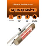 Goldsun Aqua Gsu20 Şemsiye Altı 2000 W Beyaz Dış Mekan Infrared Isıtıcı