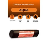 Goldsun Aqua Plus GSA20PLG 2000 Watt Siyah Infrared Isıtıcı