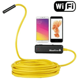 Goldtech 07 mm 1200 Piksel 10 m Sarı Sert Tel 2 Mp Endoskop Wifi Yılan Kamera