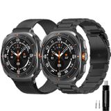 GOLDTOLUCK Paslanmaz Çelik Bant Samsung Galaxy Watch 7 Band Ultra 47mm (2024) Erkek Kadın Milanese Mesh Manyetik Şık Zarif Rahat İş Metal Paslanmaz Çelik