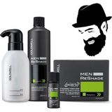 Goldwell 4Ca Men Reshade 4x20ml Amonyaksız Saç Boyası + 250ml Developer Oxidant Erkeklere Özel Kolay Uygulama