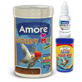 Goldy Mix Granules 1000, Lotus Gold Red 100ml Japon Balığı Yemi, Vitamini