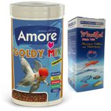 Goldy Mix Granules 250ml Kutu Japon Balık Yemi ve Vitamini