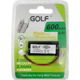 Golf 2.4V 600MAH Çift Kablolu 2’li Soket Telsiz Telefon Pili – Siemens Gigaset Uyumlu