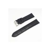 Golf 20mm Golf Marka Siyah Croco Hakiki Deri Saat Kordonu