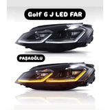 Golf 6 LED Far Golf 6 J Far Golf 6-7.5 Far Golf Ledli Far Turuncu / Beyaz