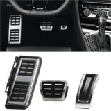 Golf 7-A3-Polo-Leon-Passat Alüminyum Pedal Set Otom-Manue-Otomatik