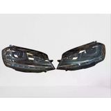 Golf 7 Içın Uyumlu U Led Far Sılver
