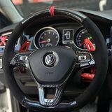 Golf 7 Jetta Passat Tiguan Polo Araca Özel Dikmeli Direksiyon Kılıfı