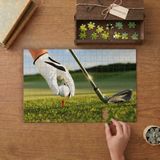 Golf- Hobi- Spor Tasarımı 240 Parça Ahşap Puzzle Ahşap Kutuda MP00895