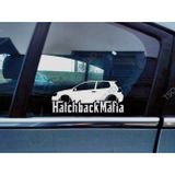 Golf Mk5 GTI Kelebek Cam Araba oto Sticker 19 cm 2 Adet
