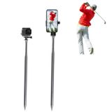 Golf Monopod Özçekim Çubuğu, Golf Salıncağınızı Kaydetmek için Taşınabilir Telefon Kamerası Spike Bahisi, Eğitim Yardımı için Golf Telefon Tutacağı, Golf Salıncak Kamera Direği Dağı