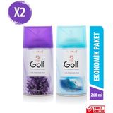 Golf Oda Kokusu Sprey 260 Ml 2'Li - Lavanta-Okyanus