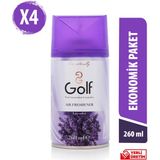 Golf Oda Kokusu Sprey 260 ml 4'lü - Lavanta