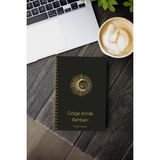 Gölge Kimlik Rehberi - Gölge Kimlik Çalışması Spiralli Ajanda ve Defter -Simge Yaman - 18S-Siyah