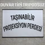 GÖLGE STOR En150cm Boy95cm Projeksiyon Perdesi Duvar Askılı Taşınabilir Yeni Akıllı Kumaş Işık Geçirmez 4k-8k