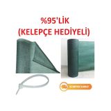 Gölgelik File %95 - Koyu Yeşil- Gölgeleme Filesi-Bahçe-Çit Örtüsü