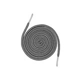 GoLite 120 Cm Gri-siyah Bot Bağcığı, Ayakkabı Bağcığı, Fitilli Bot Bağcık, Ayakkabı Aksesuarı - 1 Çift
