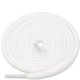 GoLite 120 cm Oval Spor Ayakkabı Bağcığı , Atletik Bağcık 1 Çift - Beyaz