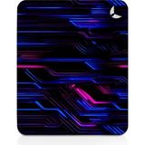 GoLite Classic - 22x18 Cyber Gaming Oyuncu Mouse Pad Kaymaz Taban Büyük Klavye Fare Altlığı Mousepad - Bordo - Mavi