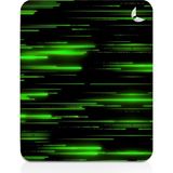 GoLite Classic - 22x18 Digital Gaming Oyuncu Mouse Pad Kaymaz Taban Büyük Klavye Fare Altlığı Mousepad - Yeşil - Siyah